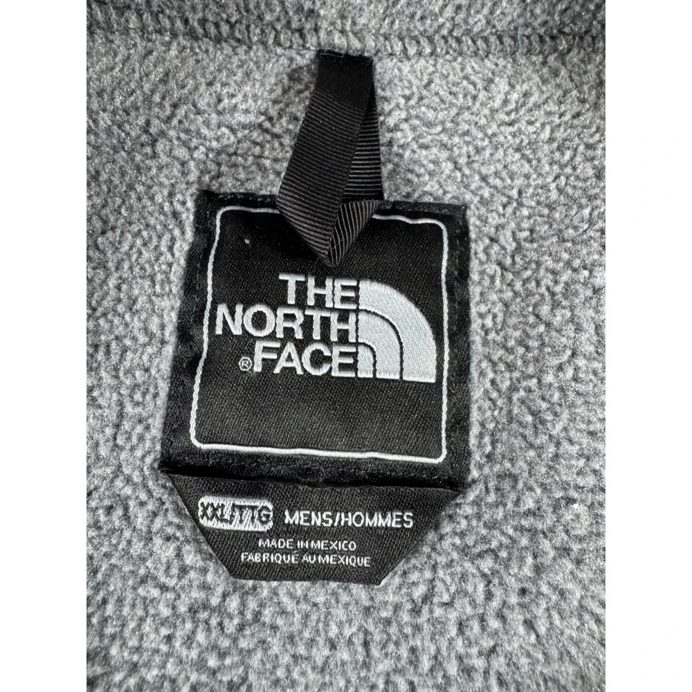 The North Face Denali Polartec Fleece Jacket Mens XXL Grey Grid Tech Y2K T132